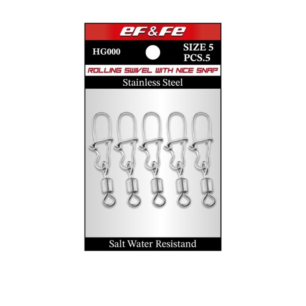 Fırdöndü Rolling Nice Snap Güvenlik Kilitli