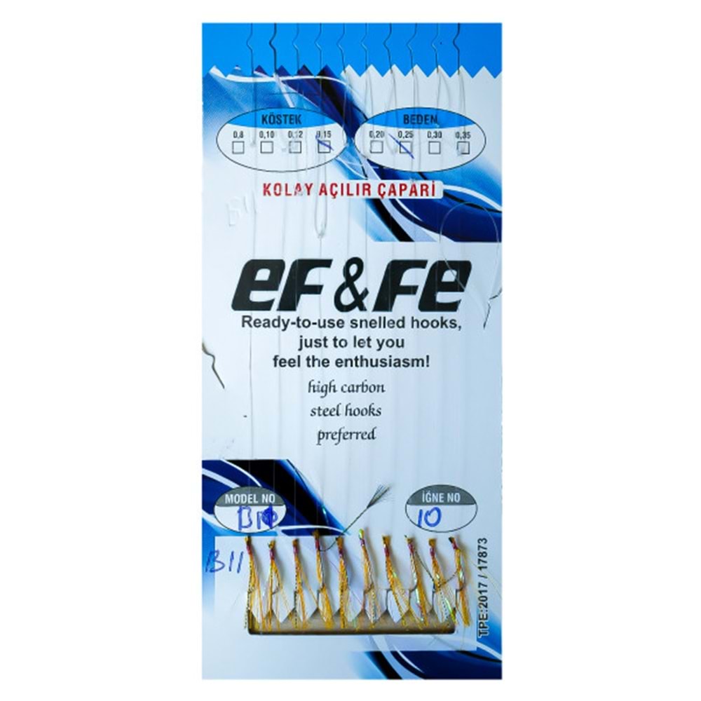 Çapari Hazır Takım Karton - B11