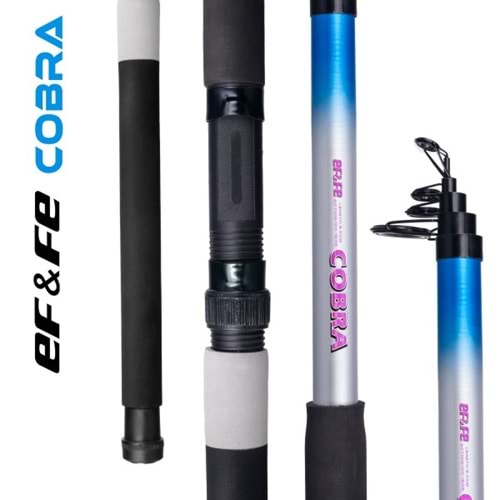 Effe Cobra Teleskopik Olta Kamışı - Mavi 