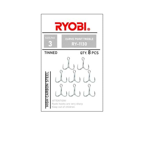 RYOBİ İĞNE CURVE POINT TREBLE - RY-1130